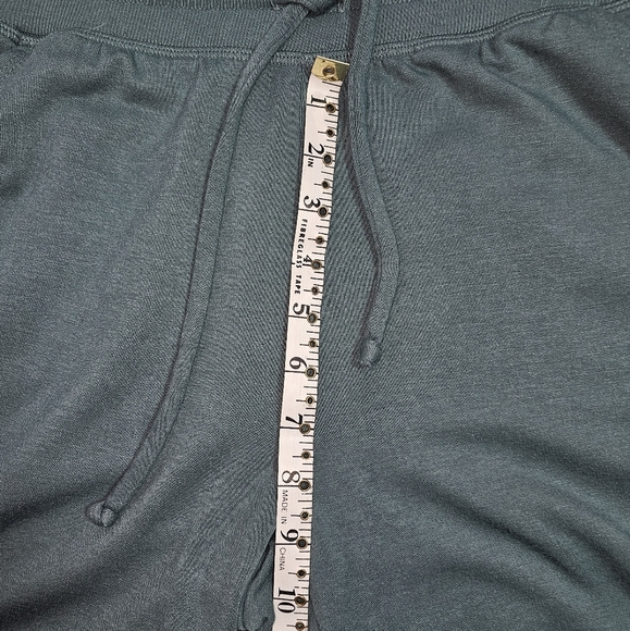 Beyond Yoga Weekend Sweatpants Sz S Teal Drawstring Comfort - Picture 8 of 12